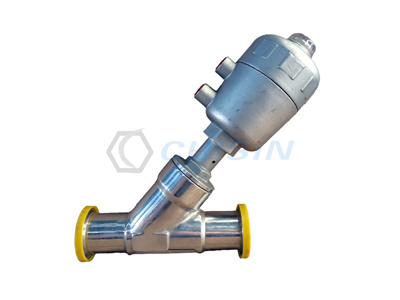 Stainless steel head quick installation angle seat valve