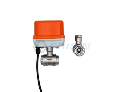 Threaded fast electric ball valve 