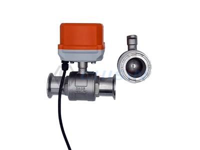 Quick-install electric ball valve DN32